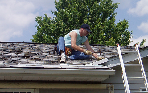kevin on the roof